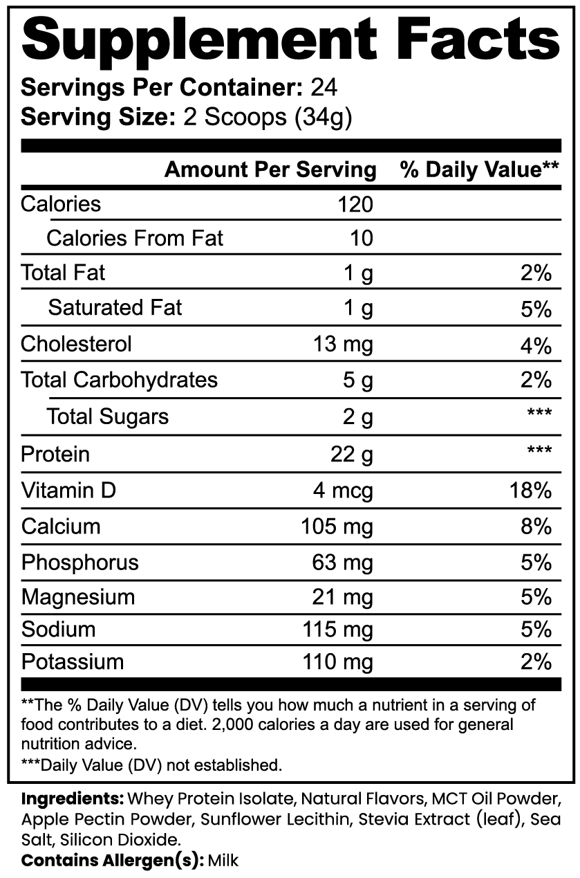 100% WHEY PROTEIN VANILLA